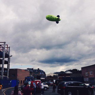 Illustration for article titled Aphex Twin releases new blimp over London